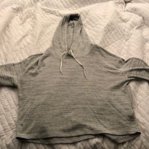 Cropped grey hoodie from garage